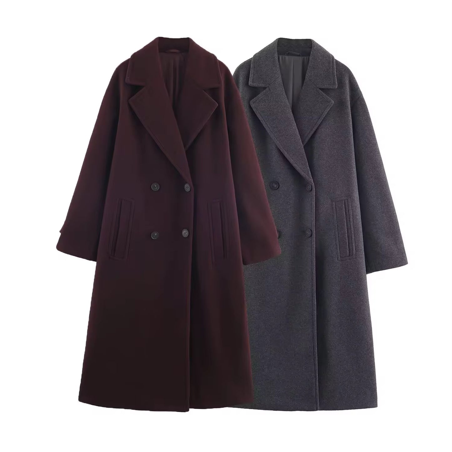 Oversized wool coat
