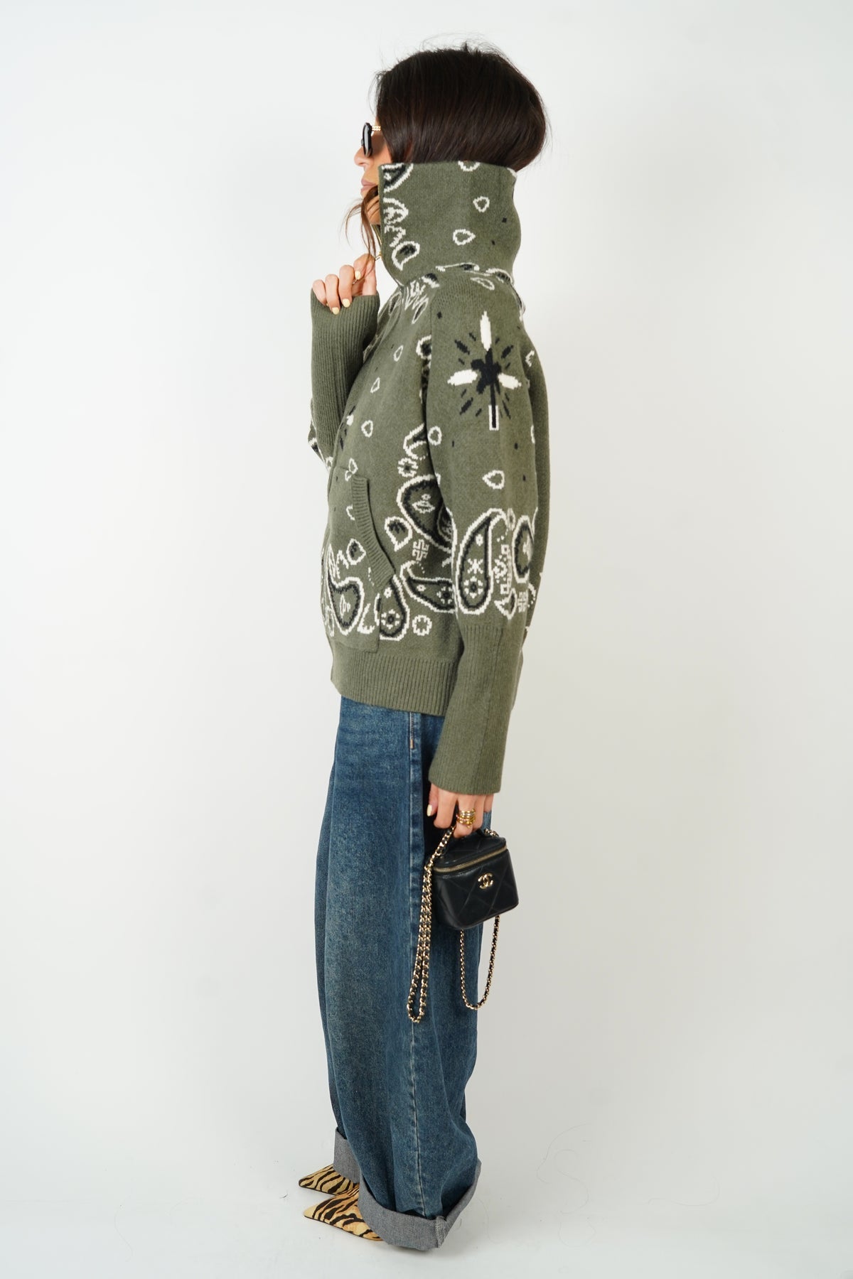 Carla Bandana Sweater
