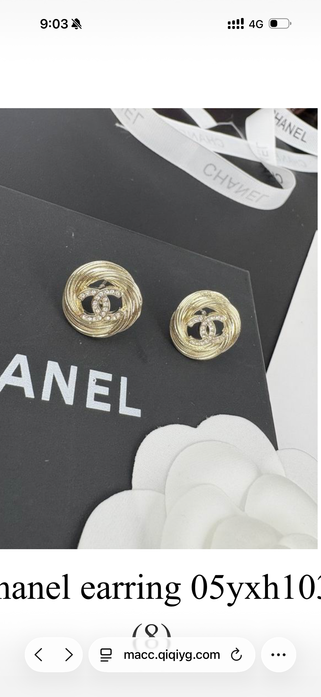 Chanel earings