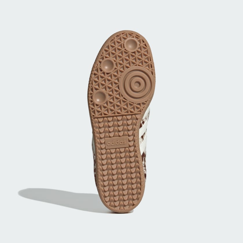 COW PRINT SAMBA LONG TONGUE SHOES