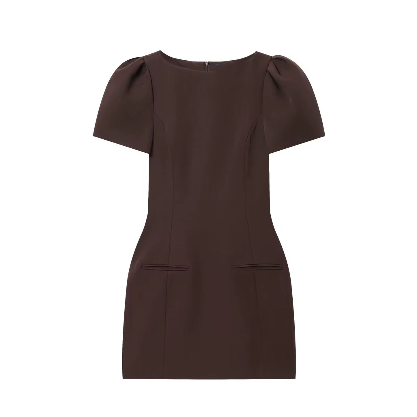 Puff sleeve dress