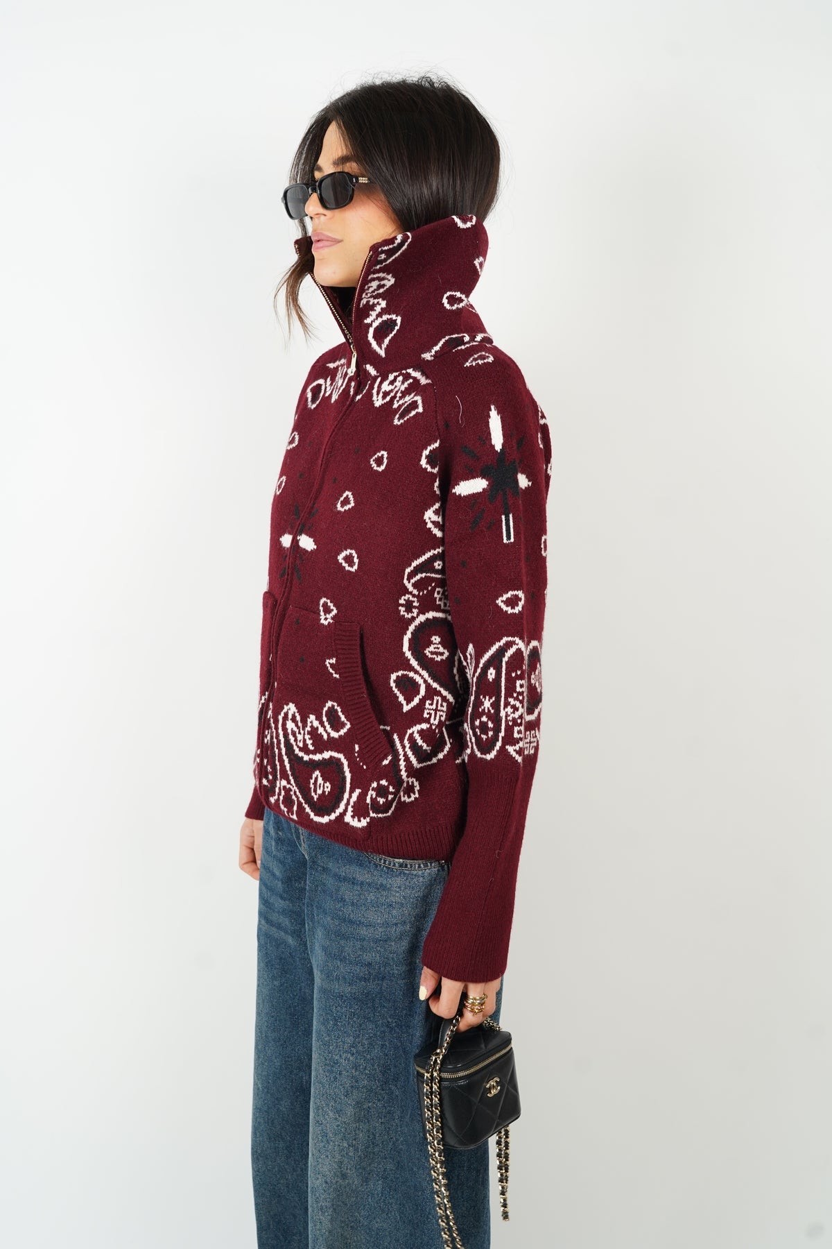 Carla Bandana Sweater