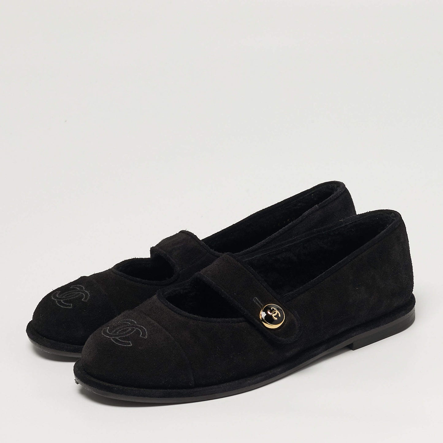 Chanel Suede Shearling Fur