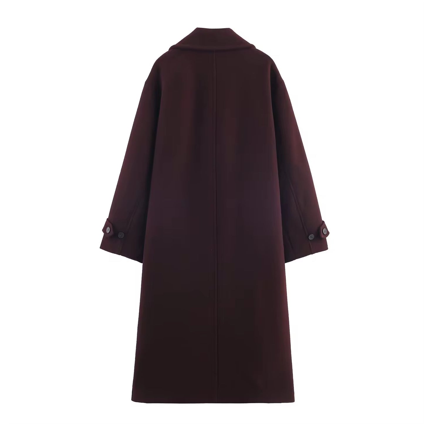 Oversized wool coat