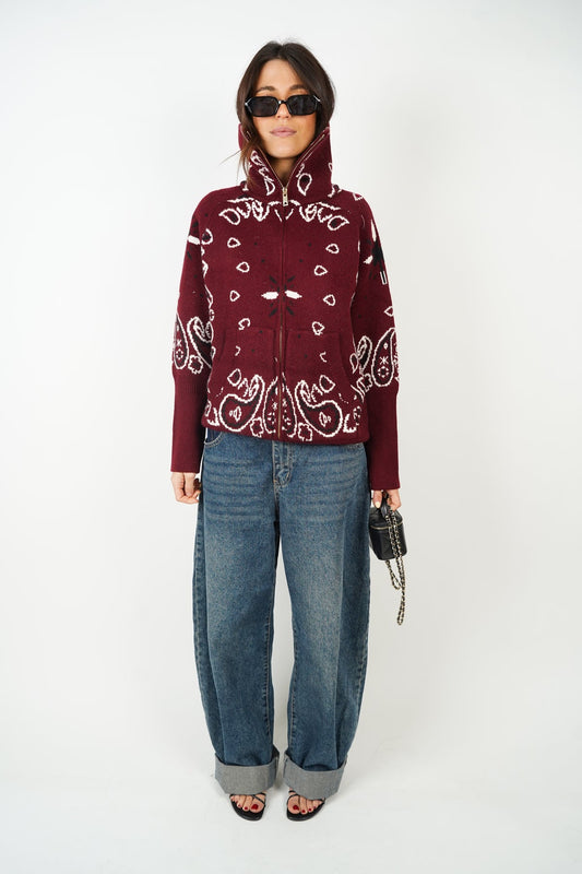 Carla Bandana Sweater