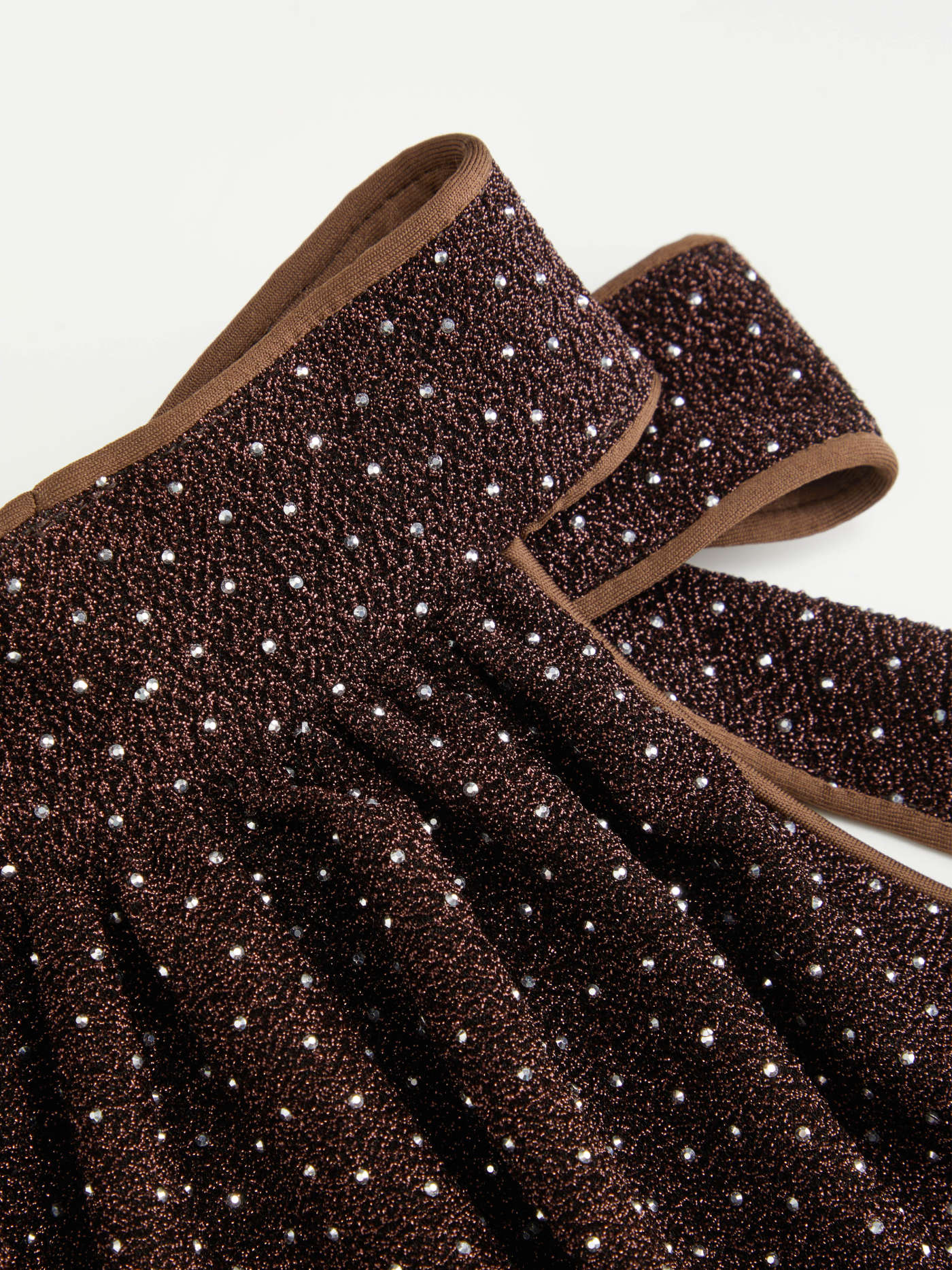 Rhinestone halter neck dress