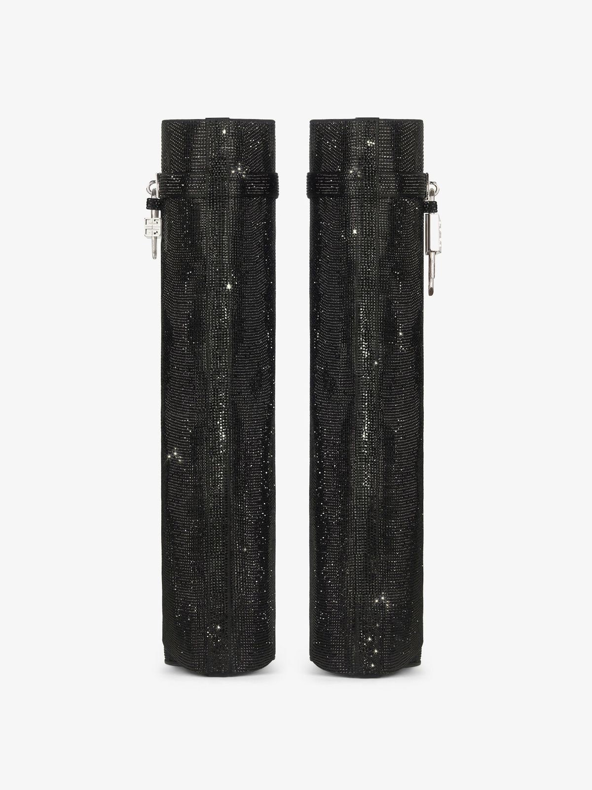Shark Lock boots with strass