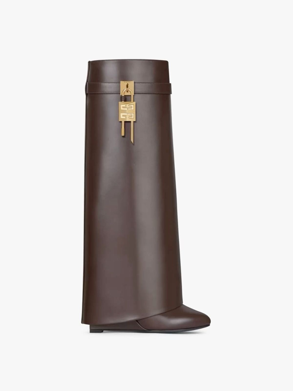 Shark Lock Leather Boots