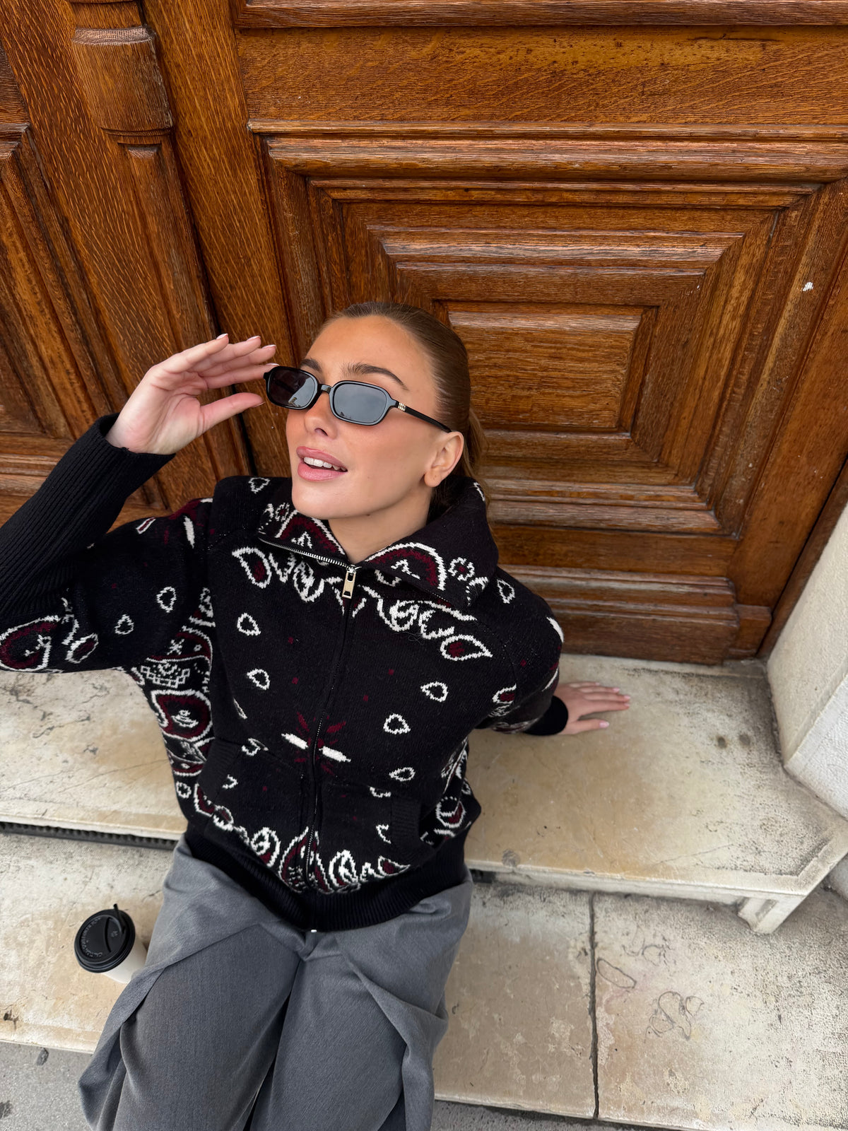 Carla Bandana Sweater
