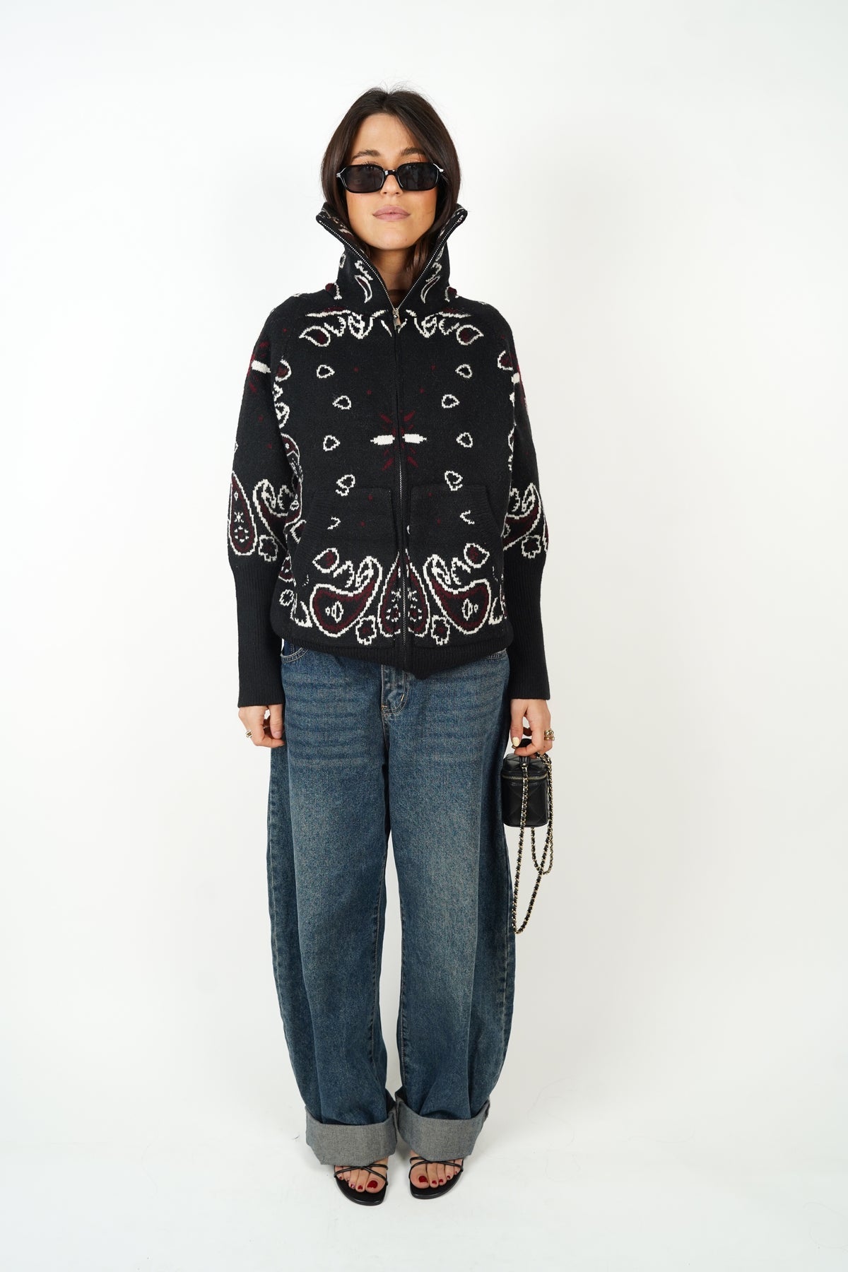 Carla Bandana Sweater