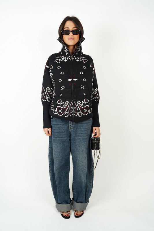 Carla Bandana Sweater