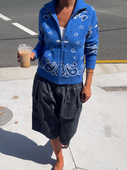Carla Bandana Sweater