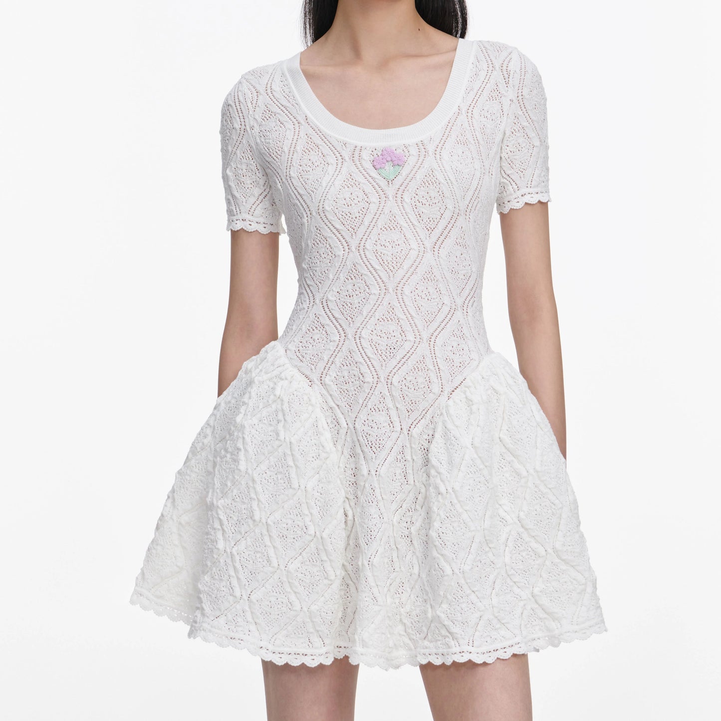 Pointelle Dress